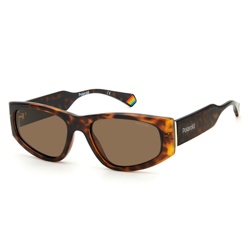 Солнцезащитные очки унисекс Polaroid PLD 6169/S коричневые