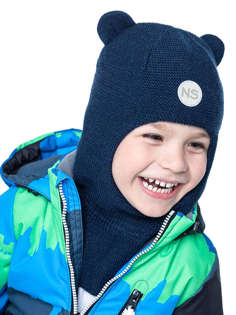 

Балаклава детская NIKASTYLE 10м7123, неви, 50-52, Синий, 10м7123