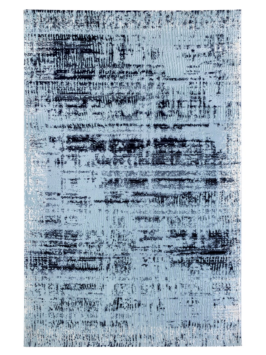 

Ковер RIXOS 4087A прямой т.синий/голубой 150x300
