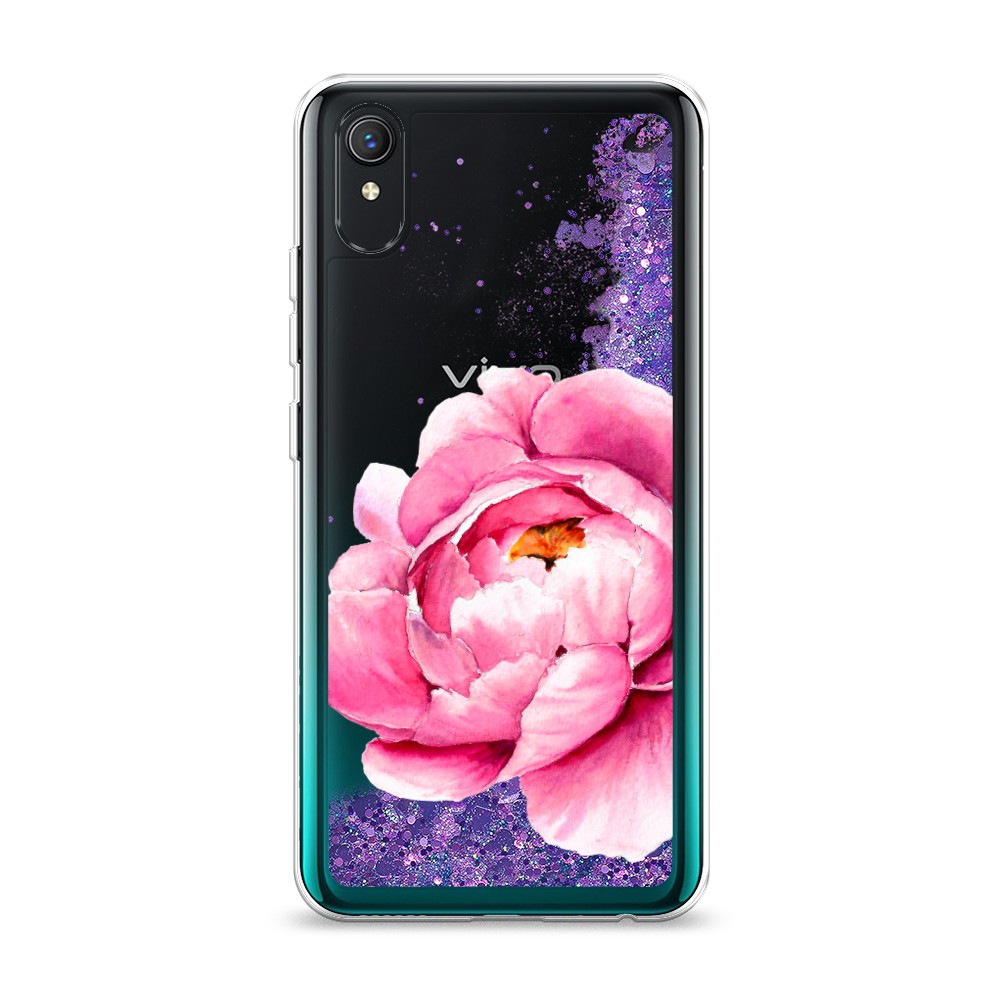 

Жидкий чехол с блестками "Прекрасный пион" на Vivo Y1s, 263292-1