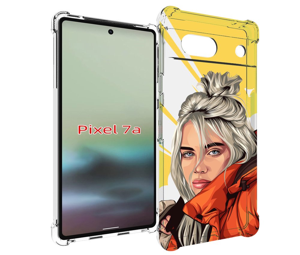 

Чехол MyPads билли-айлиш-в-куртке для Google Pixel 7A, Tocco