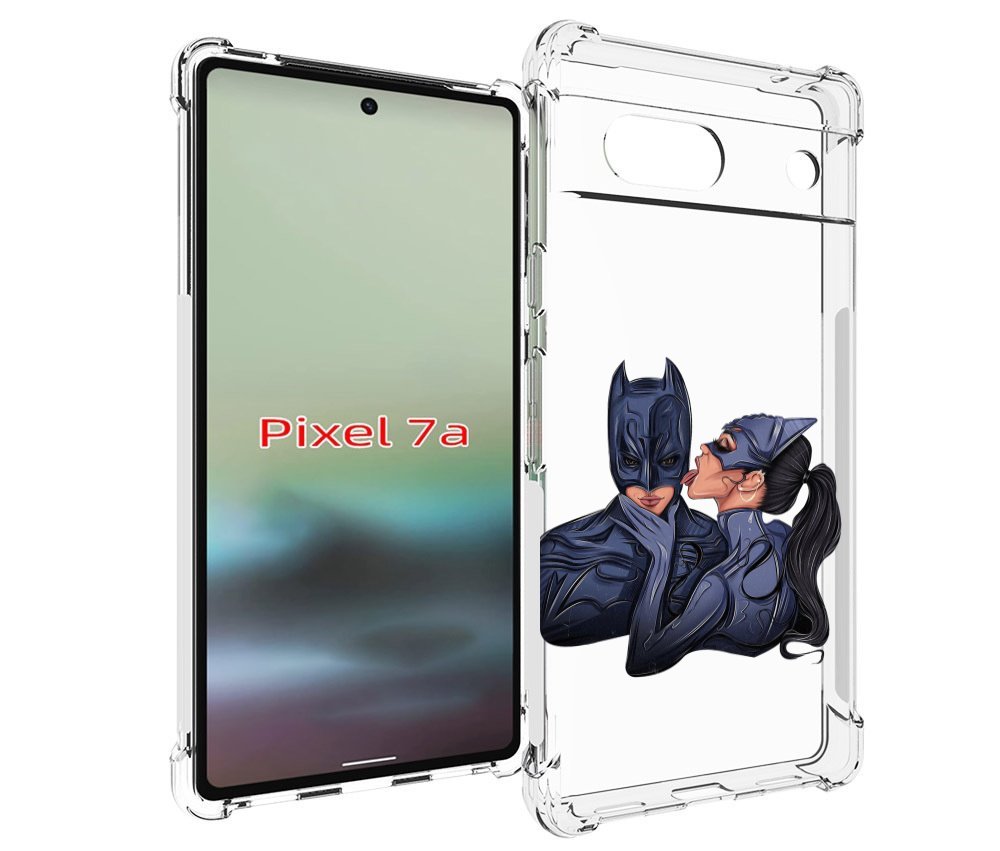 

Чехол MyPads бетман-и-кошка для Google Pixel 7A, Tocco