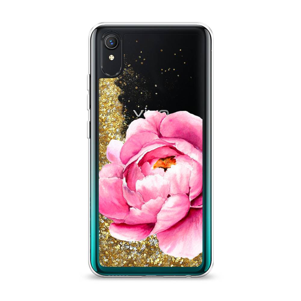 

Жидкий чехол с блестками "Прекрасный пион" на Vivo Y1s, 263290-1
