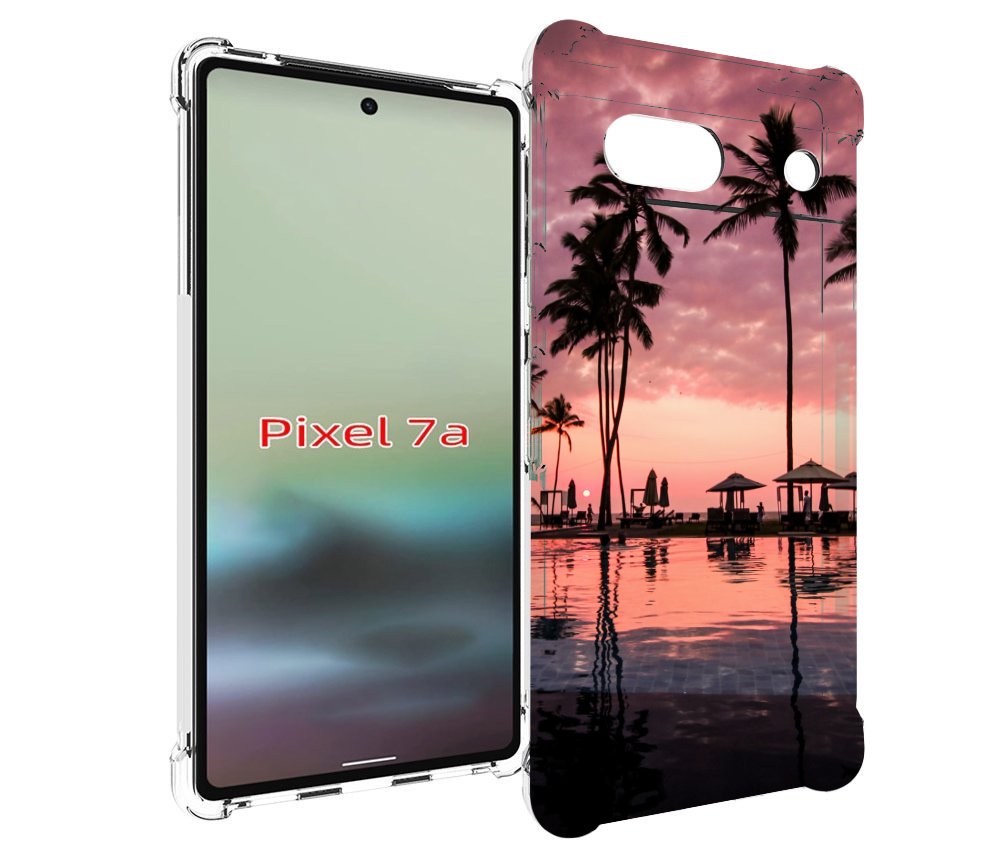 

Чехол MyPads бассейн на берегу моря для Google Pixel 7A, Tocco