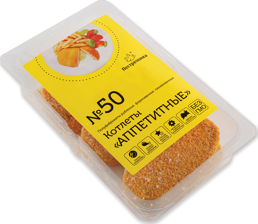 

Котлеты Пестречинка Аппетитные замороженные 420 г