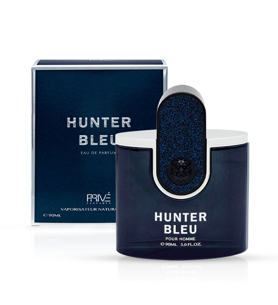 Туалетная вода Prive Hunter Bleu мужская 90 мл ошейник для кошек hunter modern luxus искусственная кожа светло розовый 23 30 см