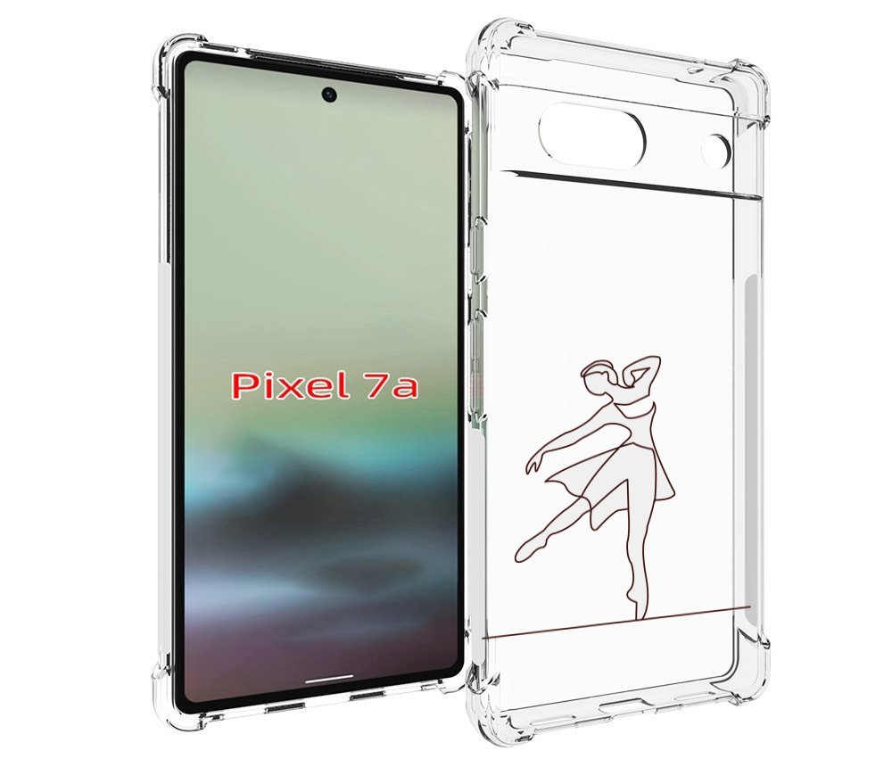

Чехол MyPads балерина-белая для Google Pixel 7A, Tocco