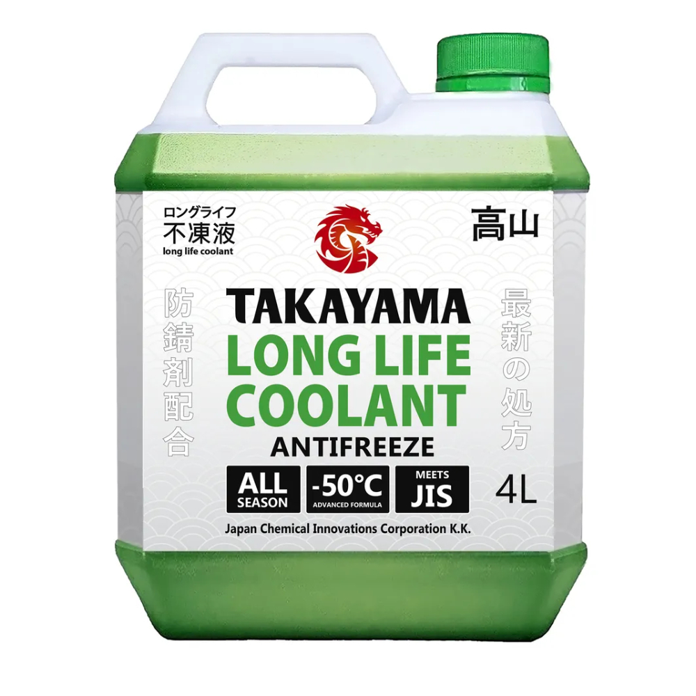 Антифриз Takayama Long Life Coolant -50, зелёный, 4 л