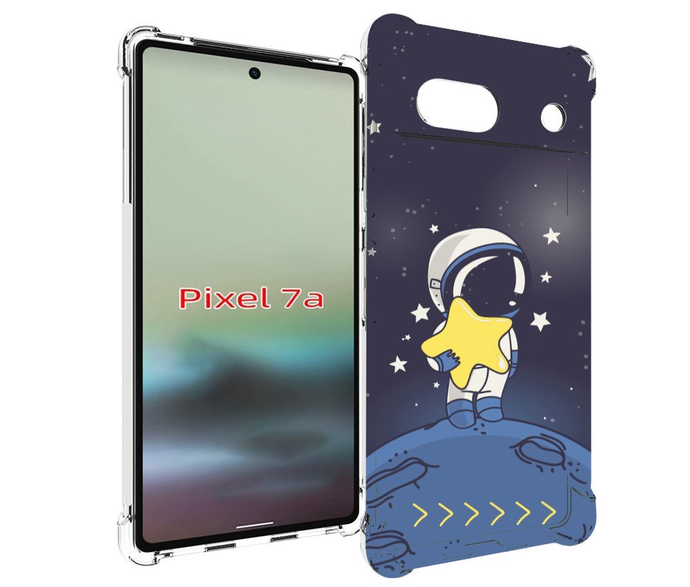 

Чехол MyPads астронавт с звездочкой для Google Pixel 7A, Tocco