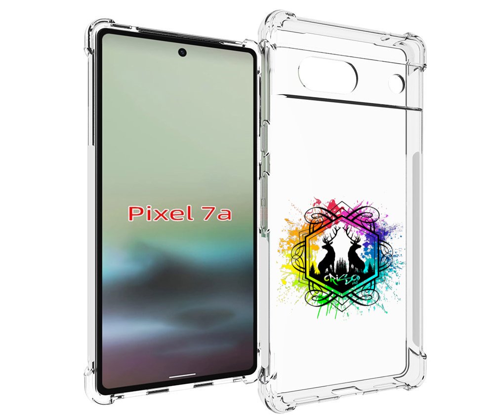 

Чехол MyPads арт-с-оленями для Google Pixel 7A, Tocco