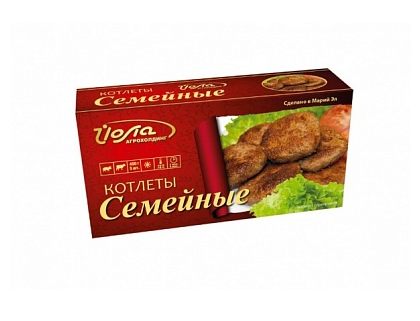 

Котлеты свино-говяжьи Йола Семейные замороженные 400 г