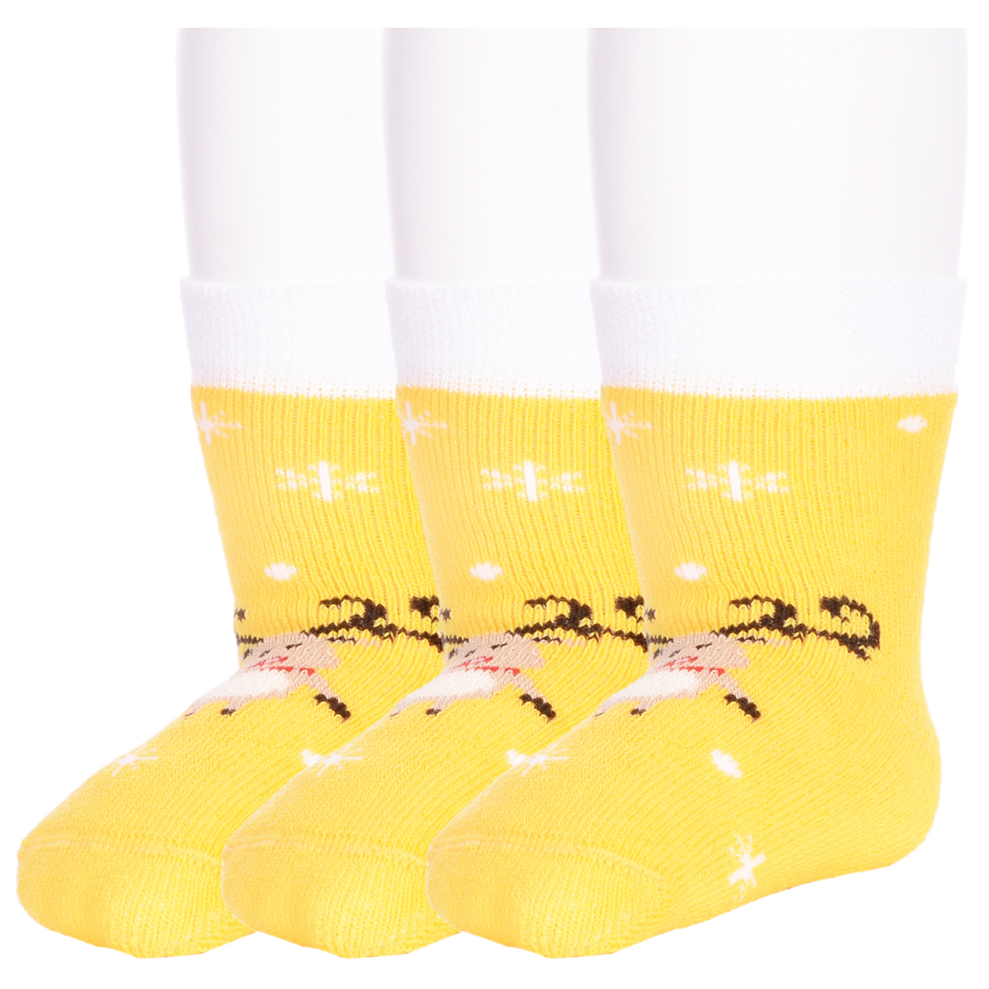 Носки детские Брестский чулочный комбинат 3-14С3060, ярко-желтый, 8