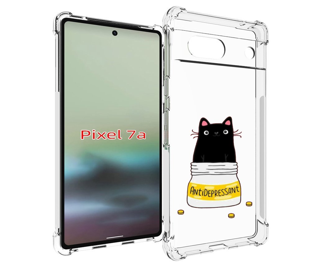 

Чехол MyPads антидепрессант для Google Pixel 7A, Tocco