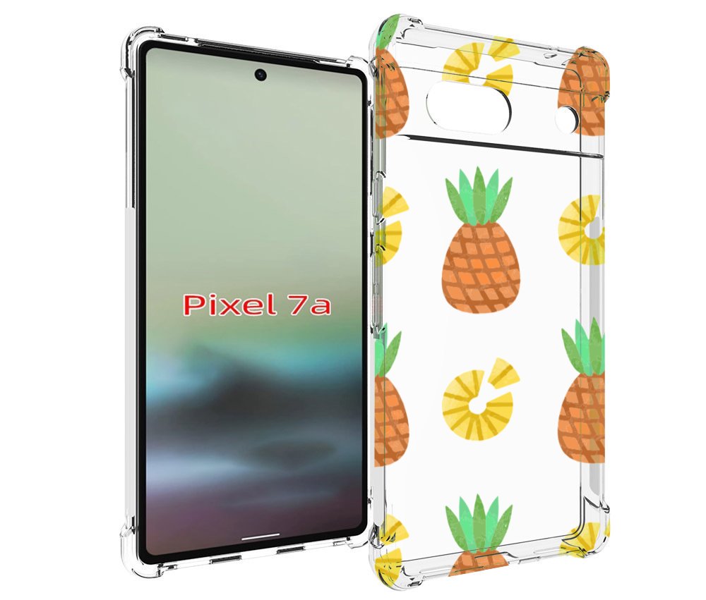 

Чехол MyPads ананасики для Google Pixel 7A, Tocco
