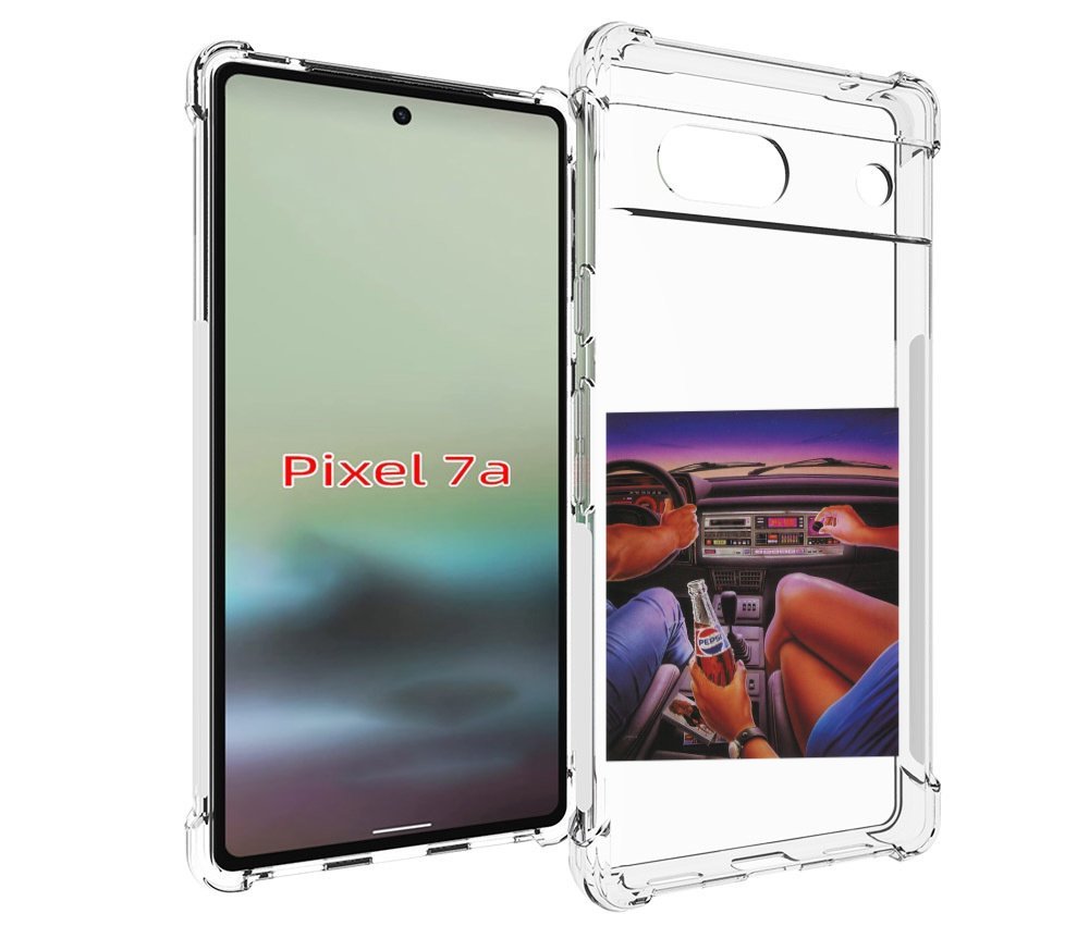 

Чехол MyPads американская машина салон для Google Pixel 7A, Tocco