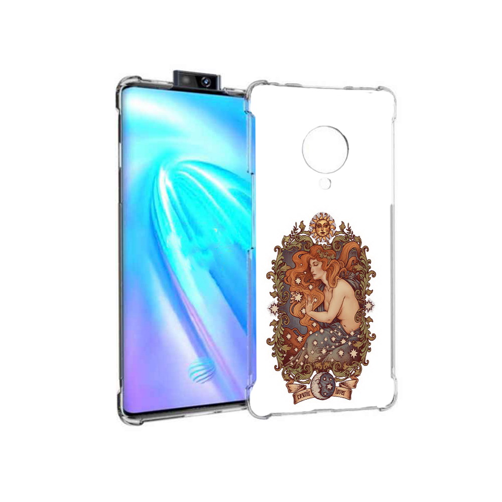 

Чехол MyPads Tocco для Vivo NEX 3 звездная девушка абстракция (PT136035.381.351), Прозрачный, Tocco