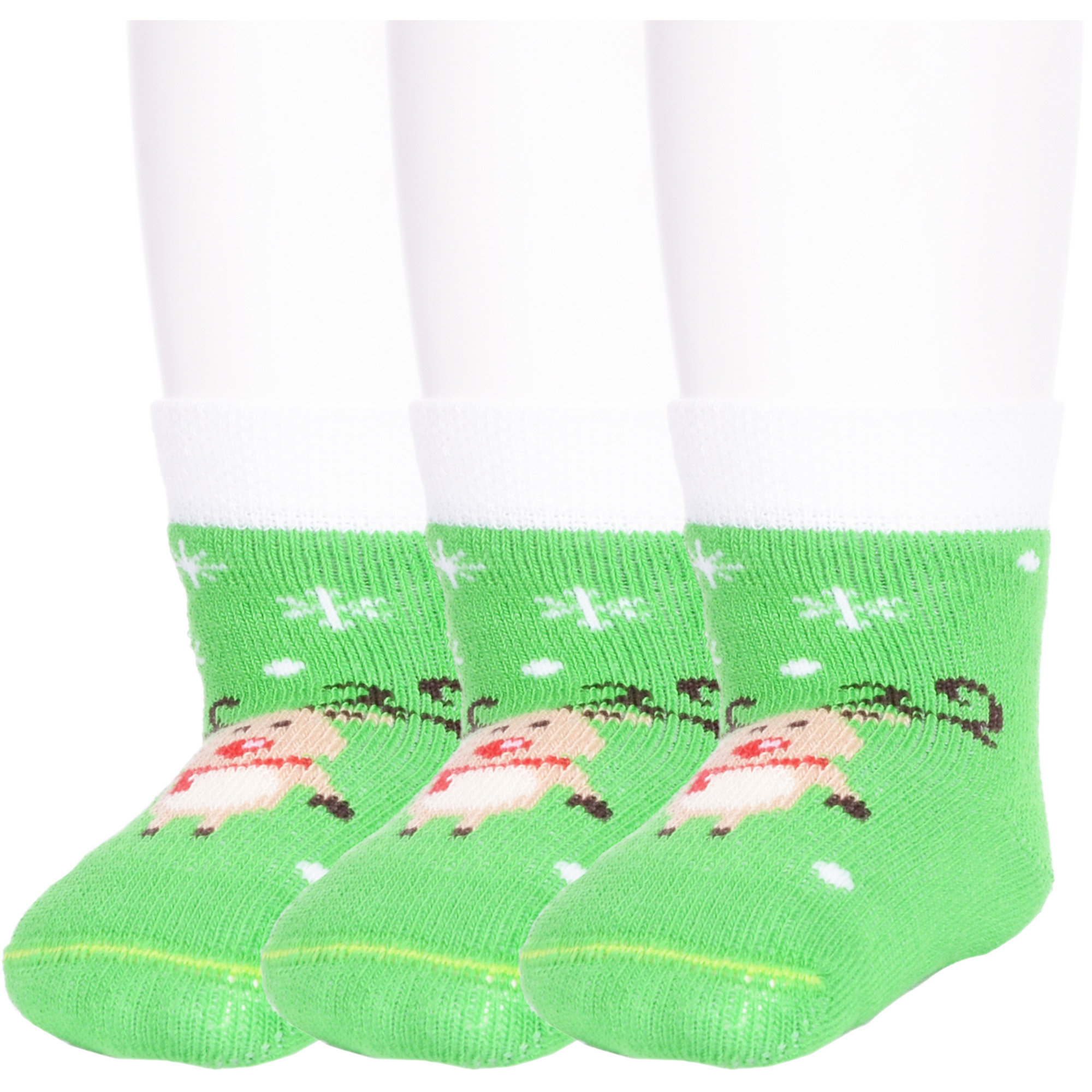 Носки детские Брестский чулочный комбинат 3-14С3060, ярко-зеленый, 8 носки для мальчика брестский чулочный комбинат хлопок серо зеленые р 17 18