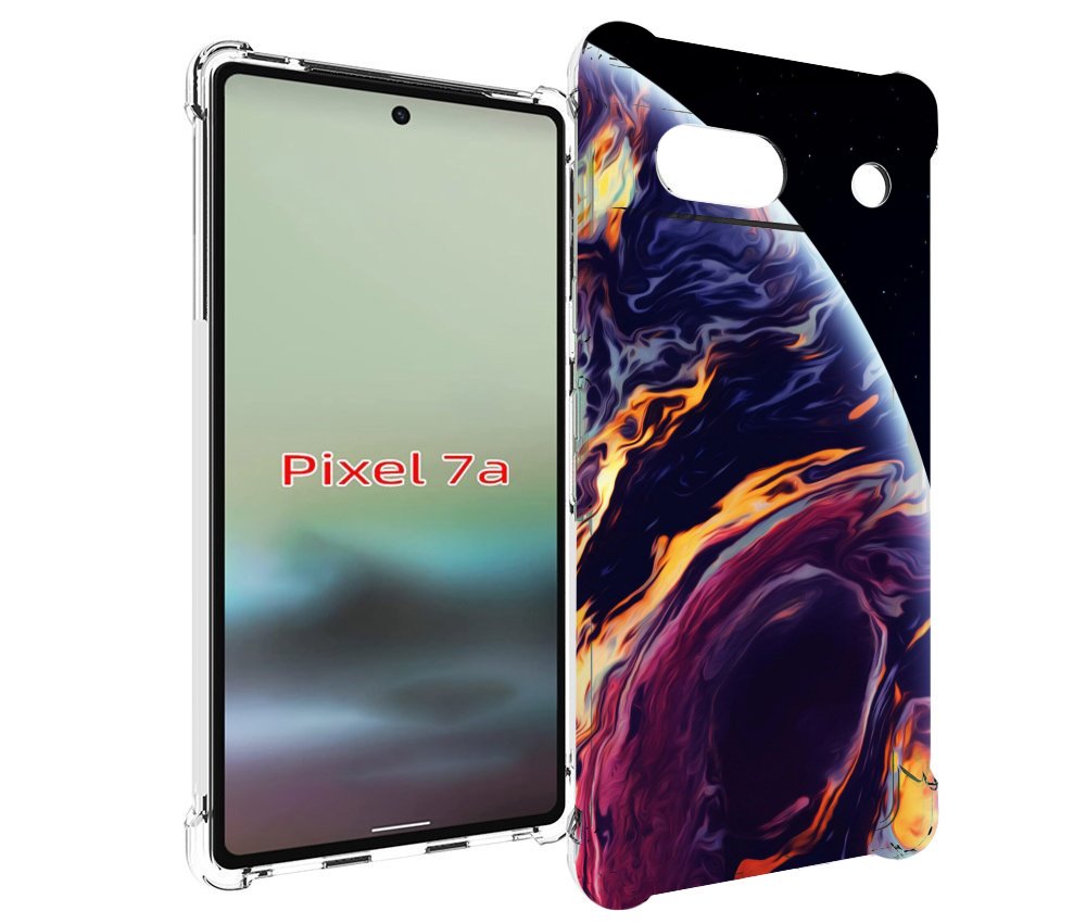 

Чехол MyPads акварельная планета для Google Pixel 7A, Tocco