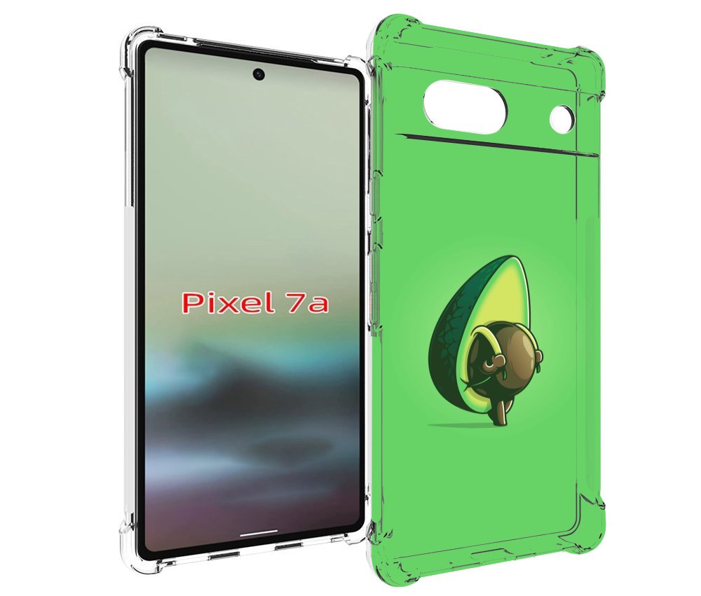 

Чехол MyPads авокадо с сумкой для Google Pixel 7A, Tocco