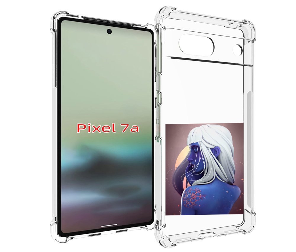 

Чехол MyPads аватар-с-цветком для Google Pixel 7A, Tocco