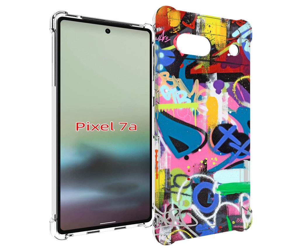

Чехол MyPads абстракция-графити для Google Pixel 7A, Tocco
