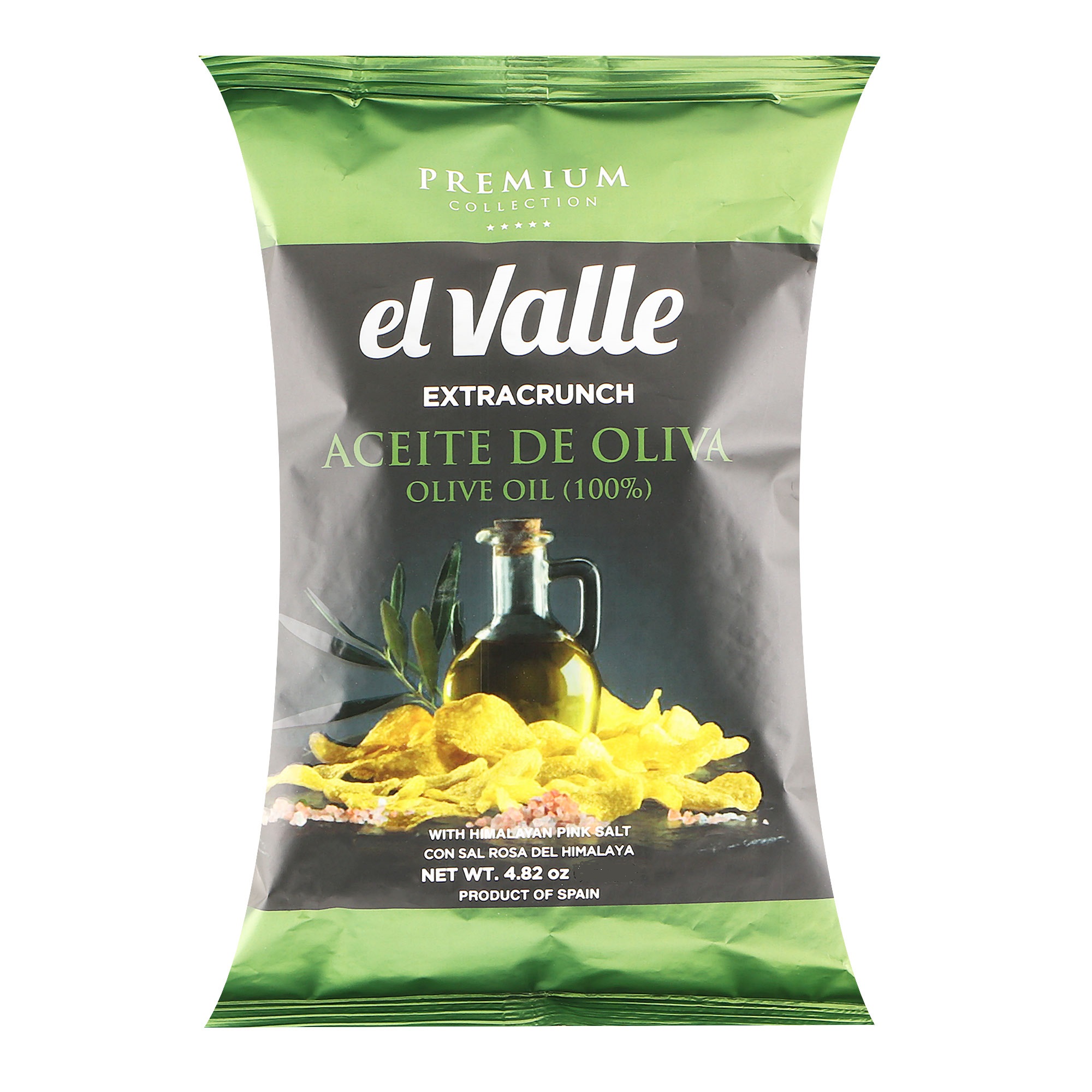 Чипсы El Valle со вкусом оливкового масла и розовой соли, 45 г