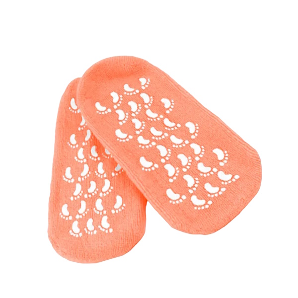 Многоразовые педикюрные гелевые силиконовые косметические спа носочки / spa носки для у...