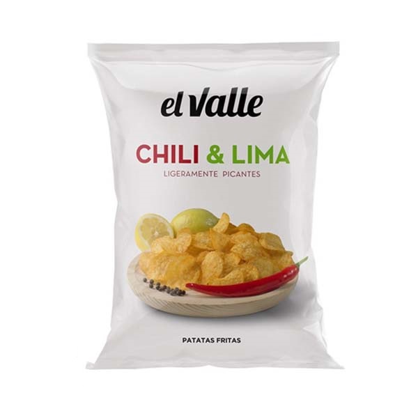 Чипсы El Valle со вкусом чили и лайма, 45 г