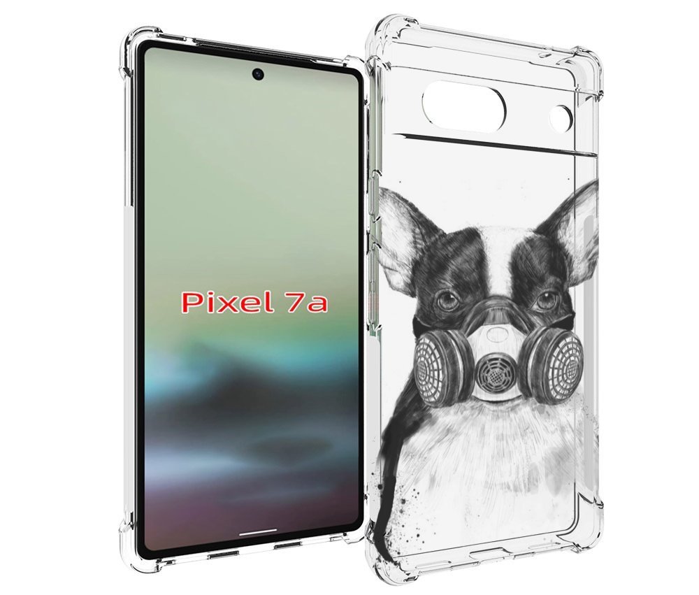 

Чехол MyPads Французский бульдог для Google Pixel 7A, Tocco