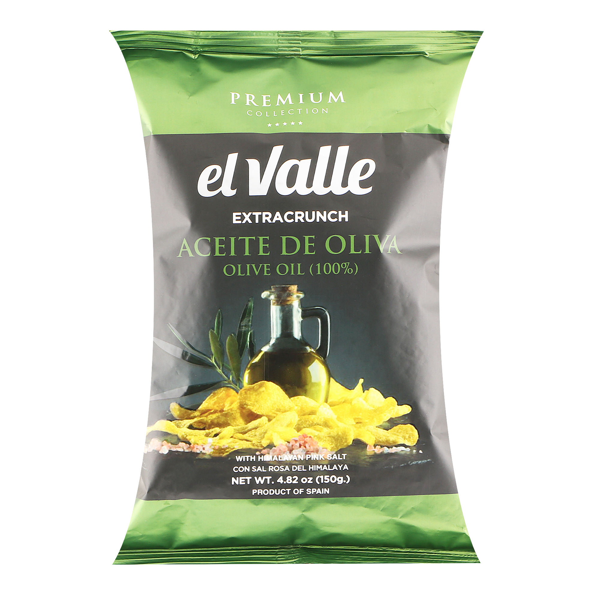 

Чипсы El Valle со вкусом оливкового масла и розовой соли, 150 г