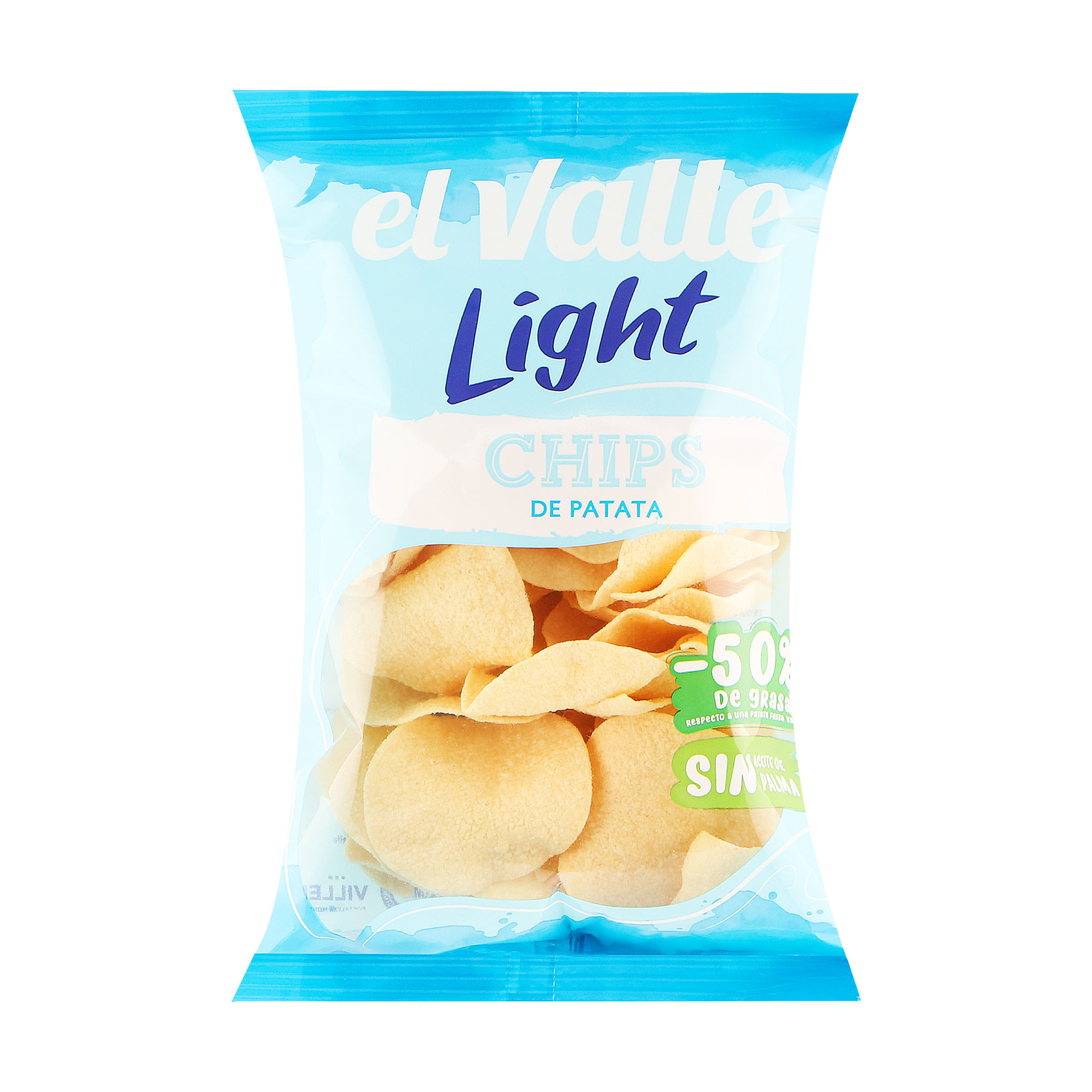 

Чипсы El Valle лёгкие, 50 % жирности, 70 г