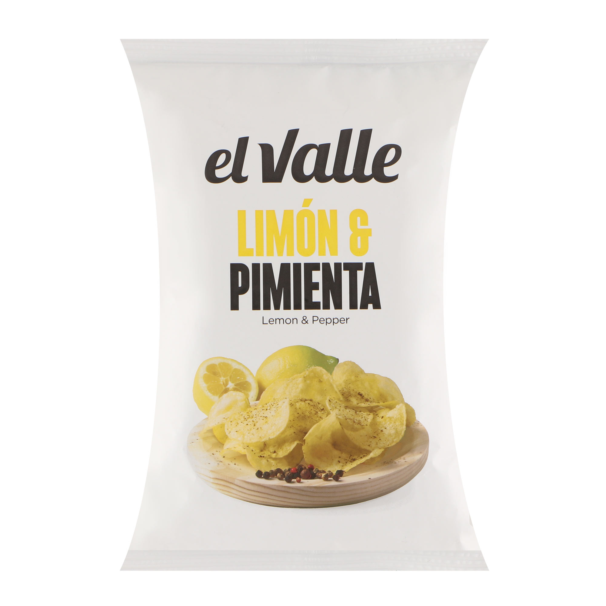 

Чипсы El Valle со вкусом лимона и перца, 130 г