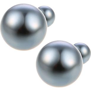 

Серьги двухсторонние из серебра с пластиком Джей Ви DIOR25, DIOR25