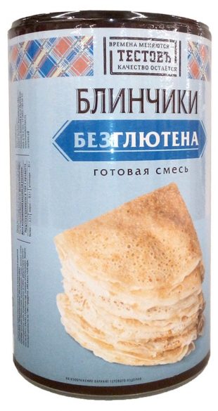 

Смесь готовая Тестовъ блинчики без глютена 400 г
