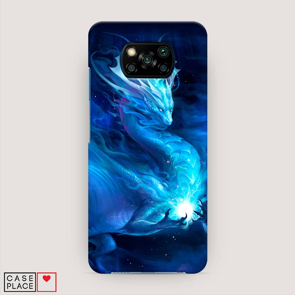 

Пластиковый чехол "Лунный дракон" на Xiaomi Poco X3 NFC, 39220-1
