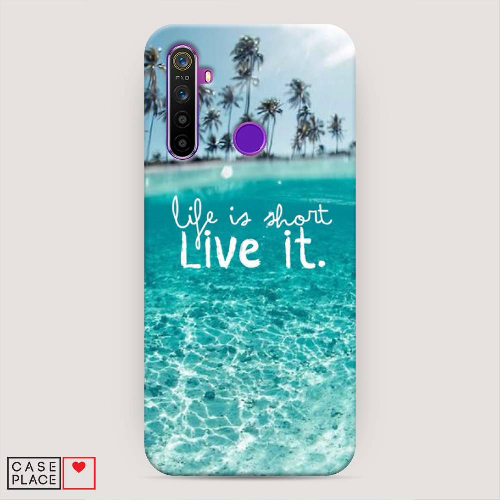 

Пластиковый чехол "Live it" на Realme 5, 251520-5