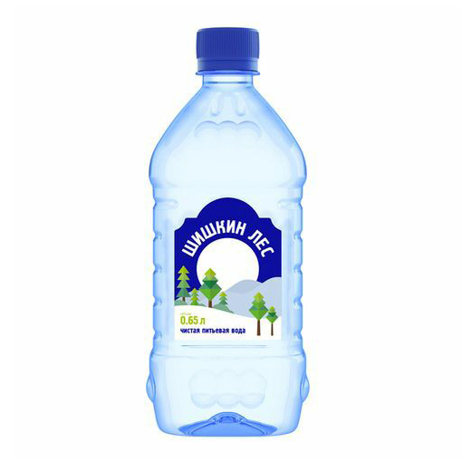 Вода питьевая Шишкин лес негазированная 0,65 л