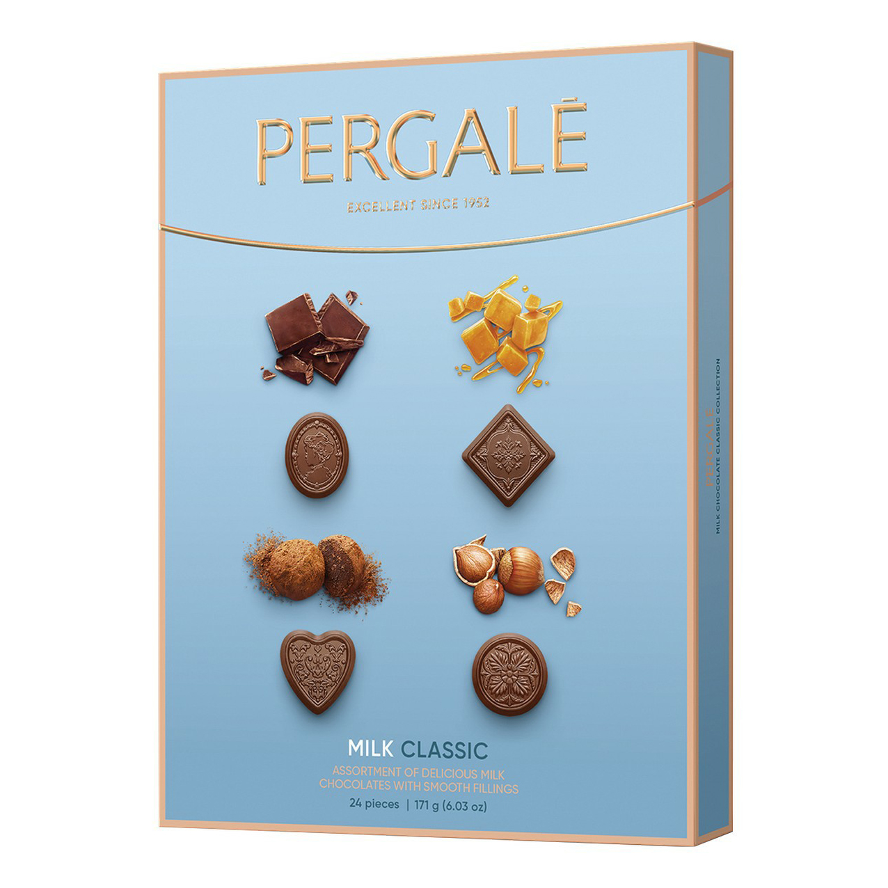 Набор конфет Pergale Milk Classic Коллекция молочного шоколада 171 г