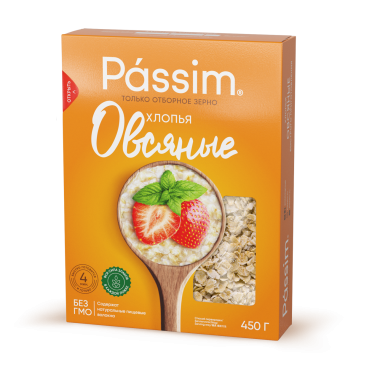 

Хлопья Passim Овсяные 450 г