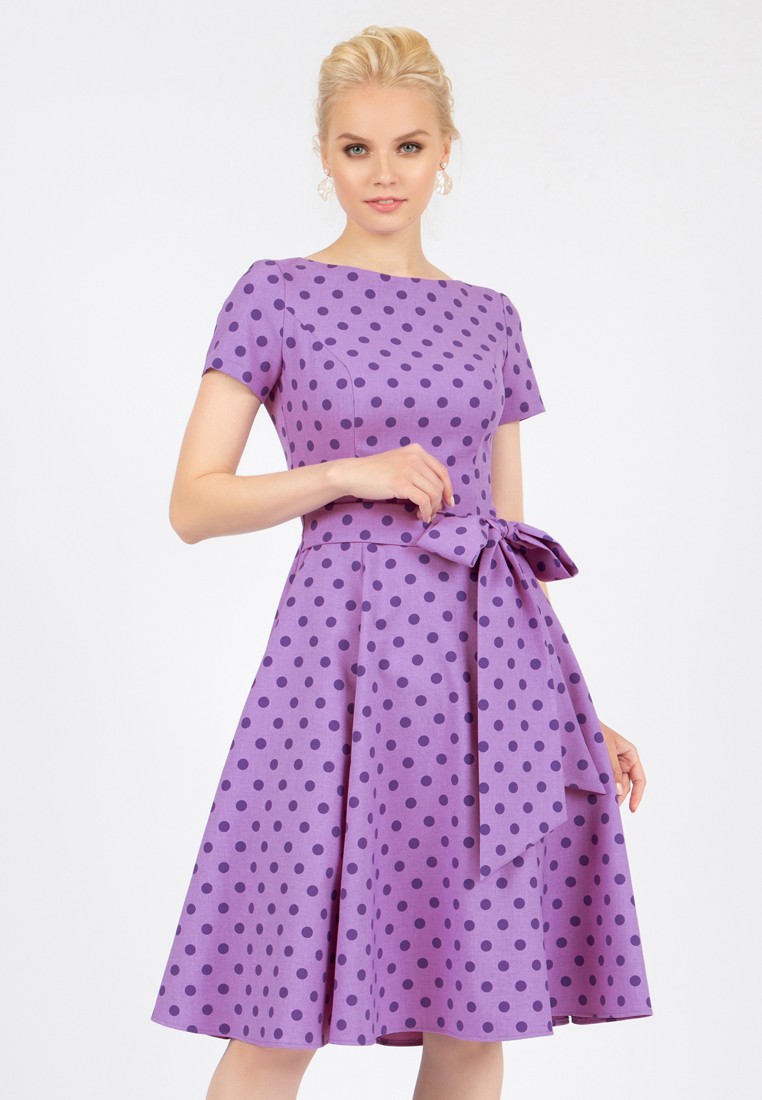 фото Платье женское olivegrey pl000715l(nero) фиолетовое 44 ru