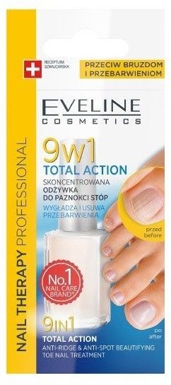 Концентрированная сыворотка для ногтей Total Action 9 в 1 Eveline 12 мл 540₽