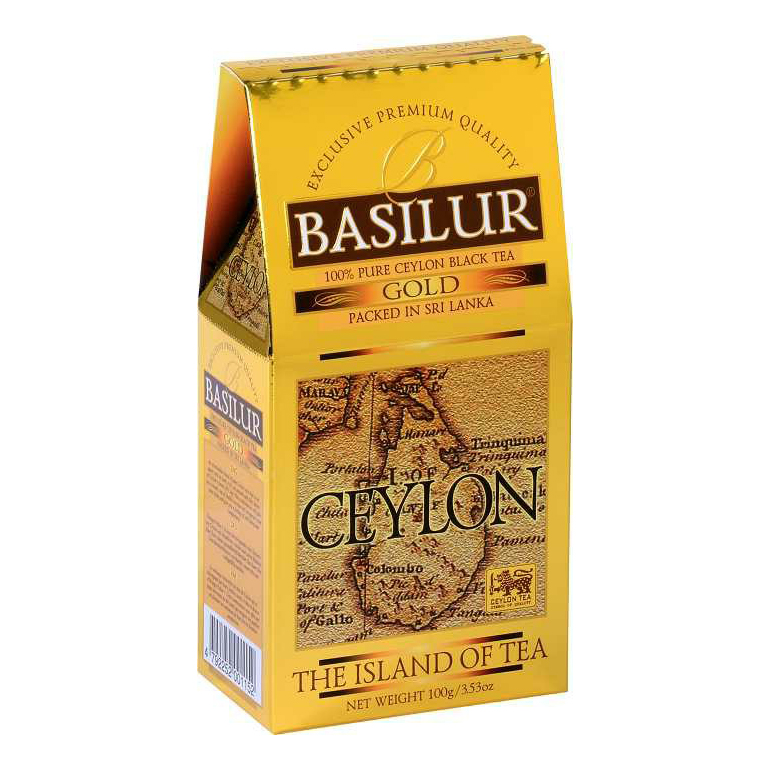 Чай черный Чай Basilur Gold Ceylon листовой 100 г