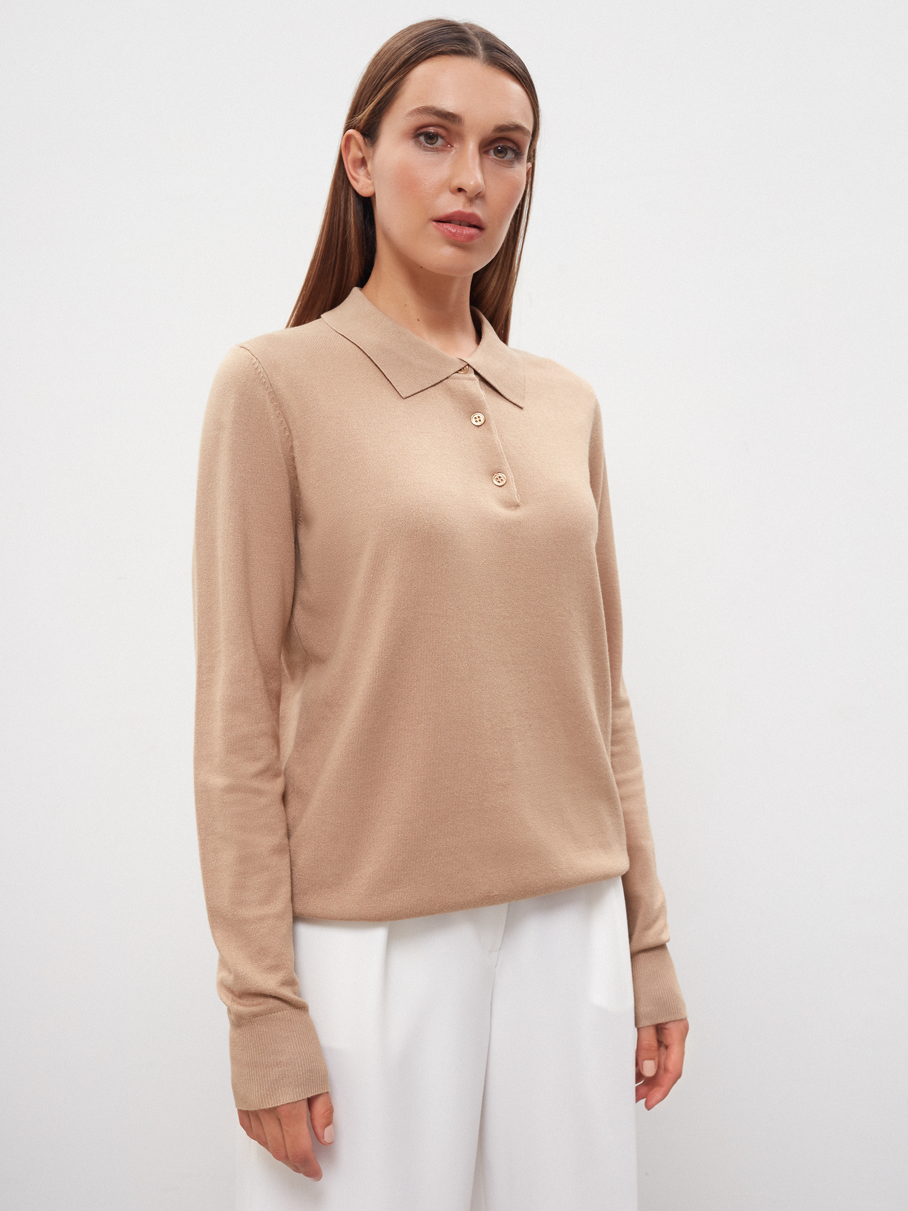

Джемпер женский Consowear KJL 220601 бежевый 42 RU, KJL 220601