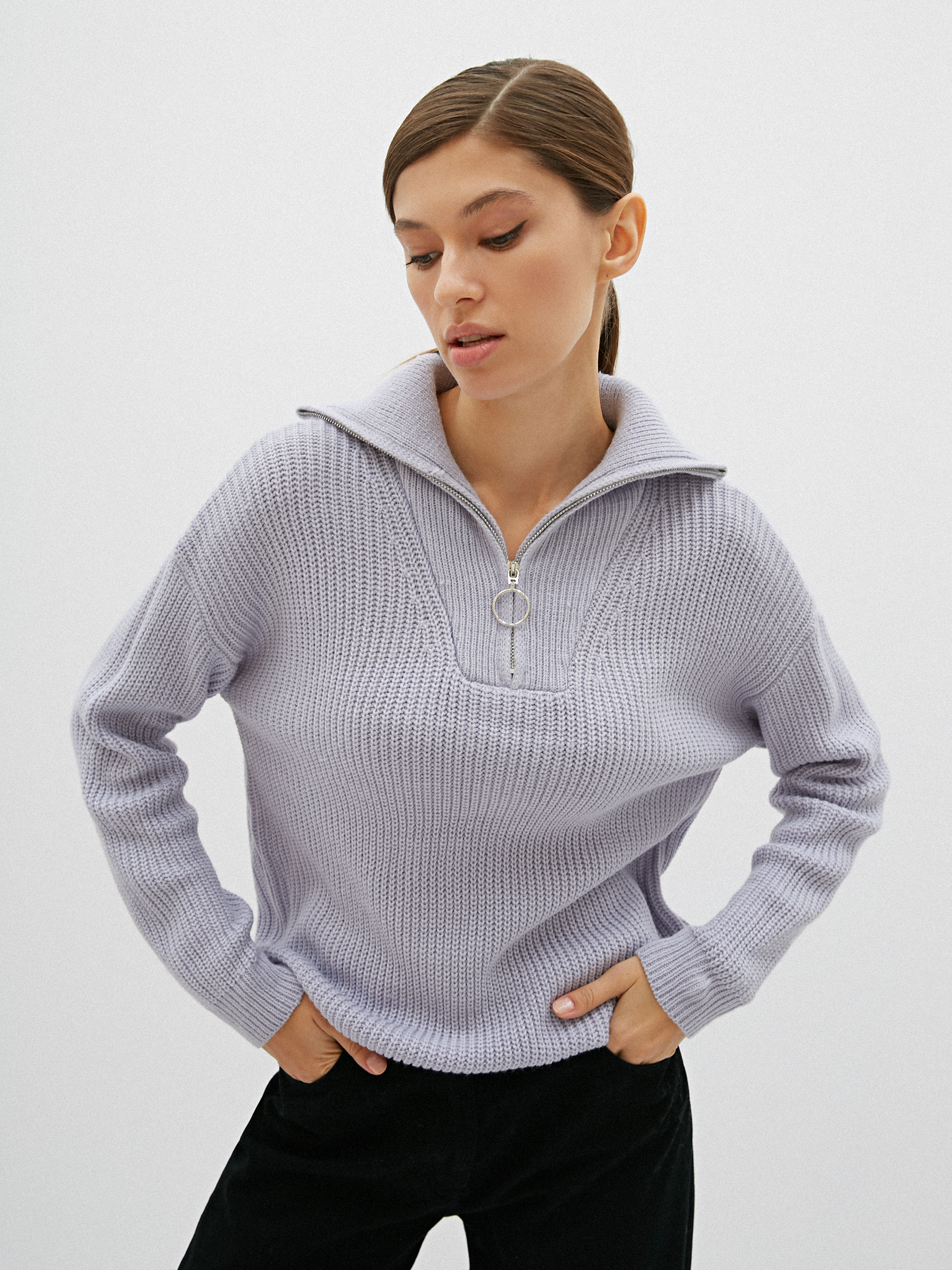

Джемпер женский Consowear KJL 210644 фиолетовый 44 RU, KJL 210644