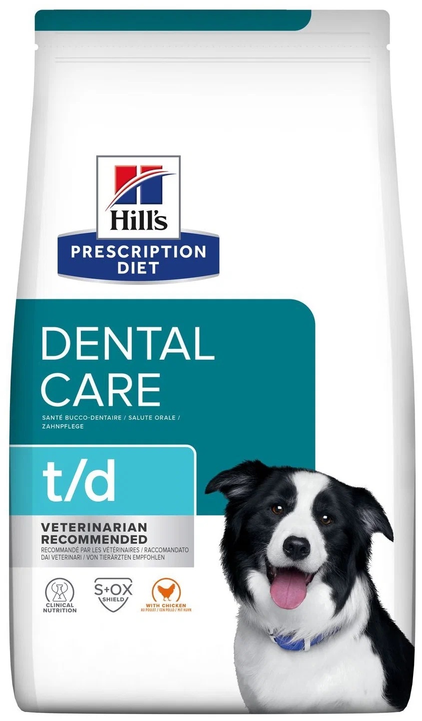 

Сухой корм для собак Hill's Prescription Diet Dental Care t/d, курица, 4кг, Prescription Diet Dog