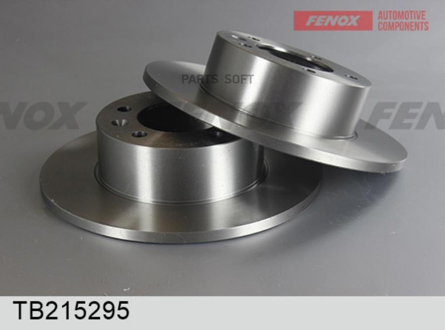 

FENOX TB215295 Диск тормозной | зад прав/лев |