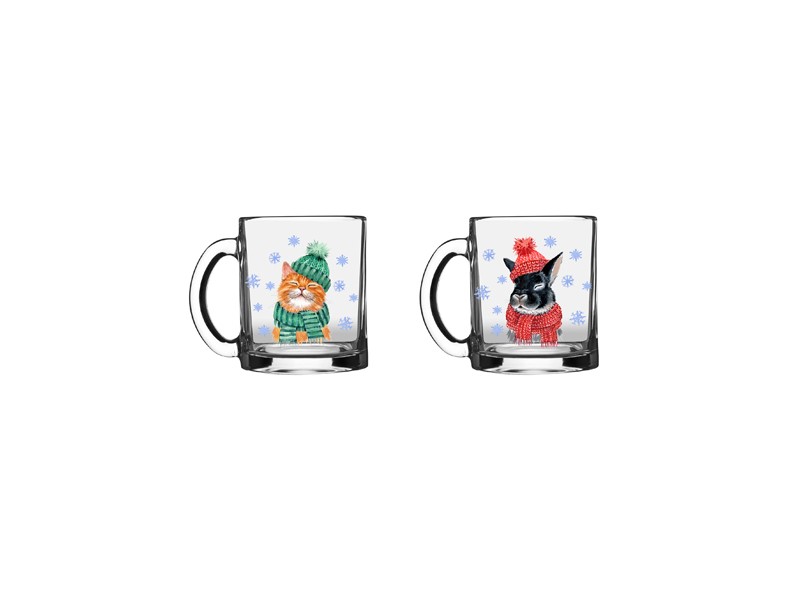 

Кружка "Gren tea""Котик и кролик со снежинками" 200мл 07с1335 ДЗ