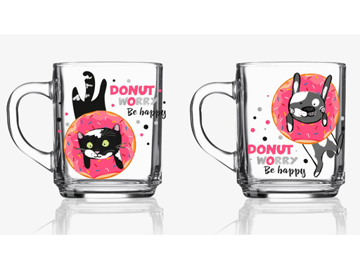 

Кружка "Gren tea""Donut Worry" 200мл 07с1335