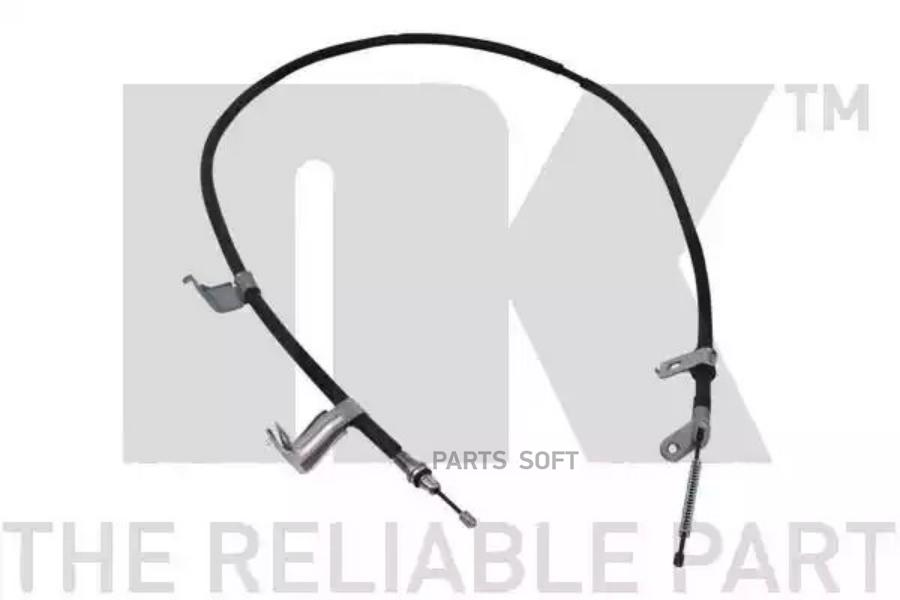 

9022135NK_трос ручника левый Nissan Qashqai/Qashqai+2 1.5-2.0i/dCi 07>