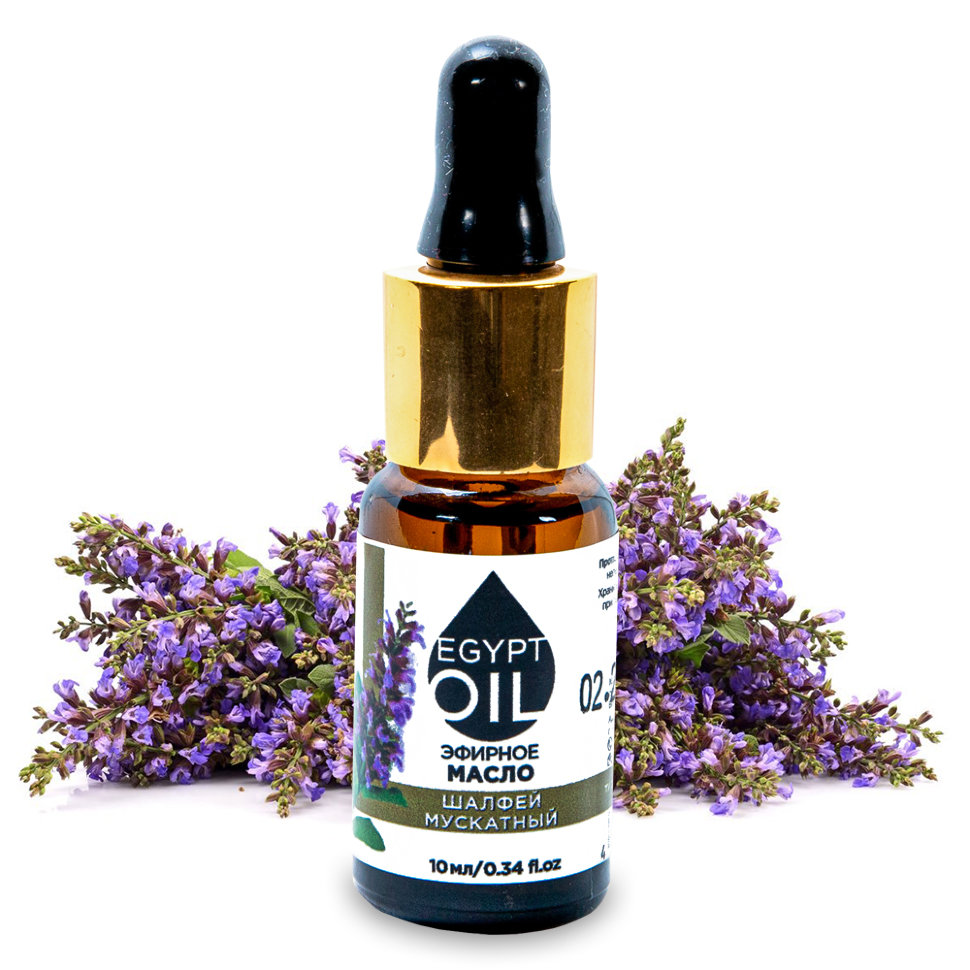 фото Эфирное масло шалфея мускатного / clary sage essential oil (масло шалфея мускатного, 50 мл egyptoil